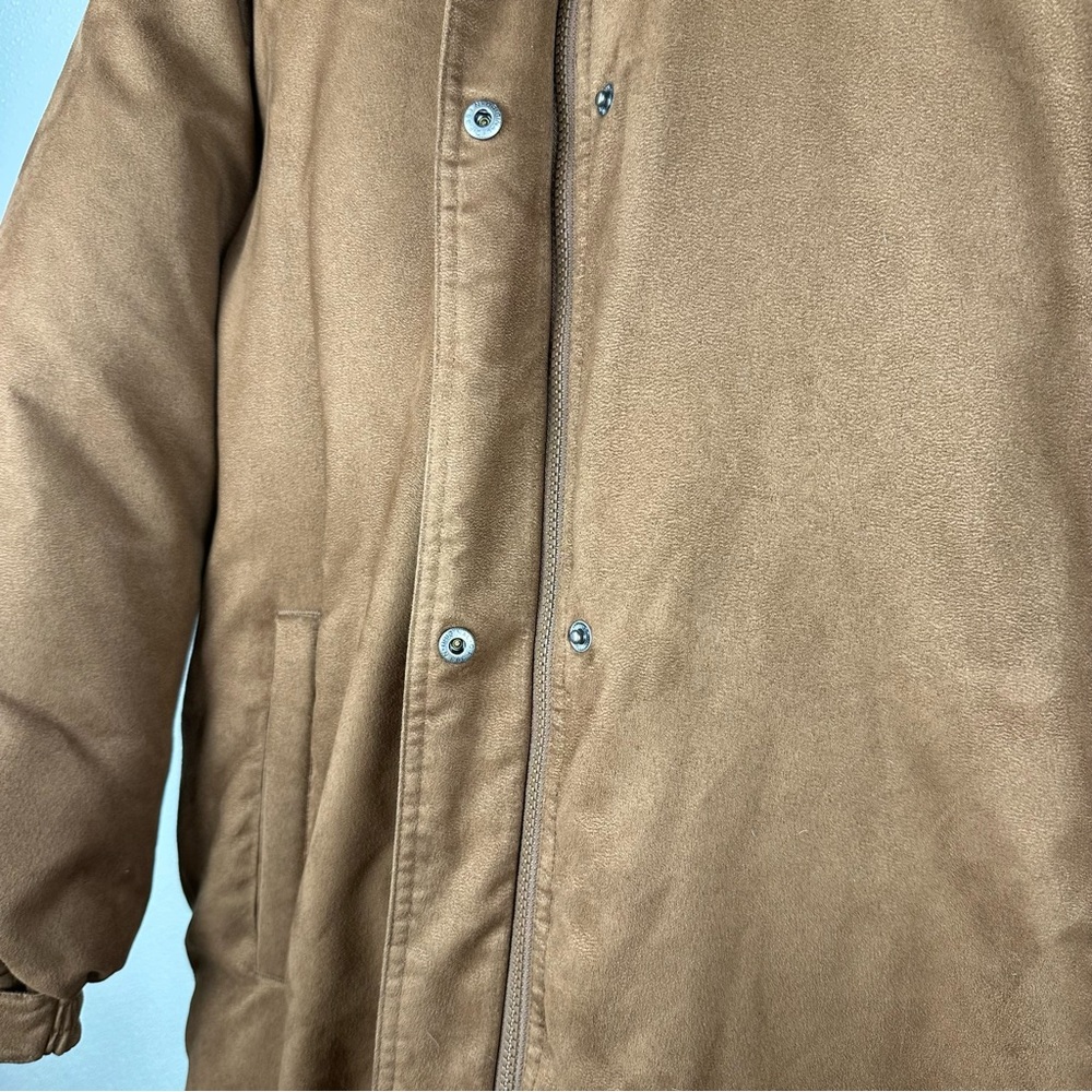 Cabela’s Goose Down Long Parka Brown Size 2XL Plus Hooded Winter Coat - Picture 6 of 16